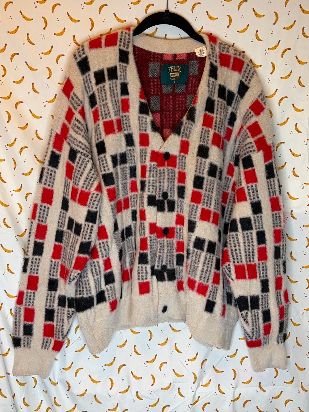 Felix The Cat x Levi’s Vintage-Inspired Mohair Cardigan